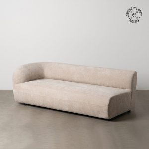 Sofá Módulo Izquierdo Beige Tejido Salón 199 X 92 X 65 Cm Sofá Módulo Izquierdo Beige Tejido Salón 199 X 92 X 65 Cm