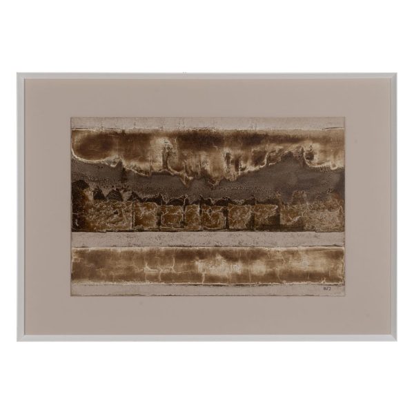 Cuadro pintura abstracto madera de ayous 88,50 x 4 x 124,50