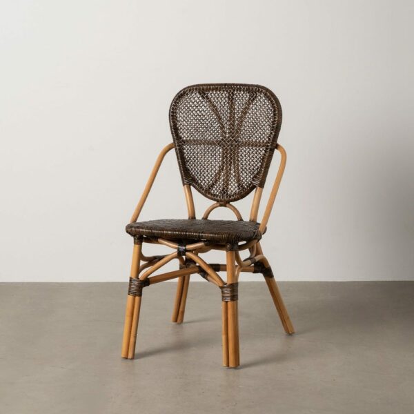 Silla natural-negro madera 50 x 57 x 91 cm
