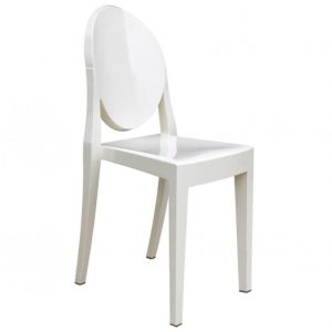 Silla medallón blanca Silla medallón blanca