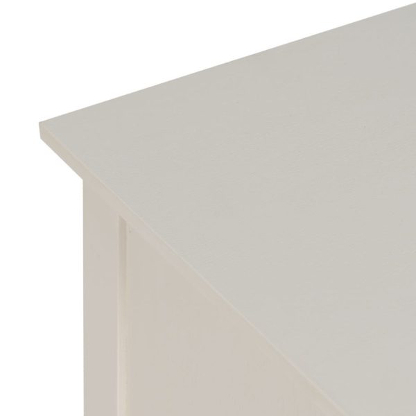 Mesita blanco roto dm-madera 40 x 30 x 61 cm