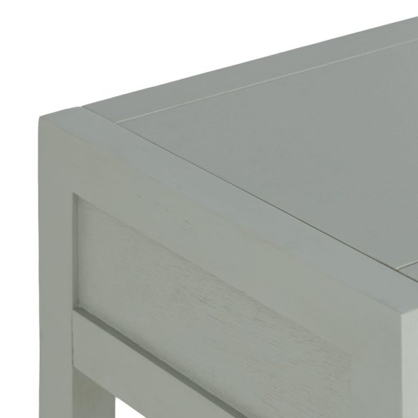 Mesita gris dm-madera 40,50 x 38 x 56 cm