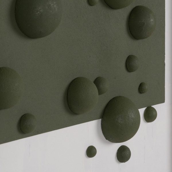 Cuadro pintura relieve dm decoración 80 x 6 x 120 cm