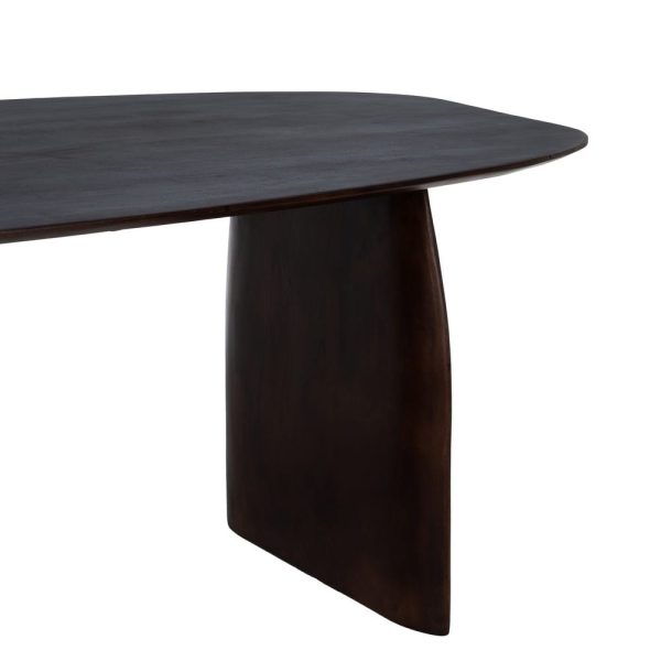 Mesa comedor marrón madera de mango 200 x 100 x 76 cm