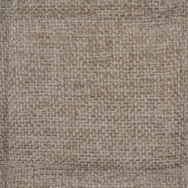 Silla taupe tejido-metal contract 44 x 42 x 89 cm