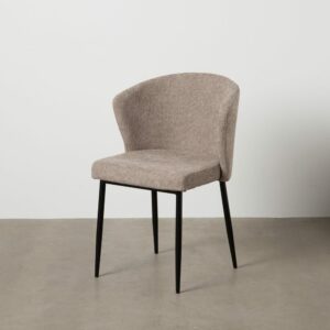 Silla Taupe Tejido-Metal Contract 52,50 X 55 X 80 Cm Silla Taupe Tejido-Metal Contract 52,50 X 55 X 80 Cm