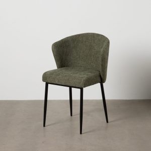 Silla Verde Tejido-Metal Contract 52,50 X 55 X 80 Cm Silla Verde Tejido-Metal Contract 52,50 X 55 X 80 Cm