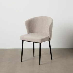 Silla Gris Tejido-Metal Contract 52,50 X 55 X 80 Cm Silla Gris Tejido-Metal Contract 52,50 X 55 X 80 Cm