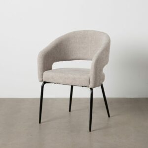 Silla Gris Tejido-Metal Contract 57 X 56 X 81 Cm