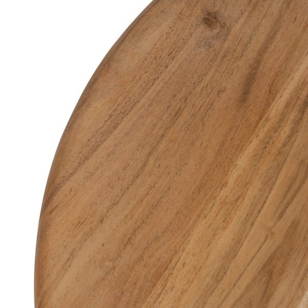Mesa centro natural madera de mango 60 x 60 x 40 cm