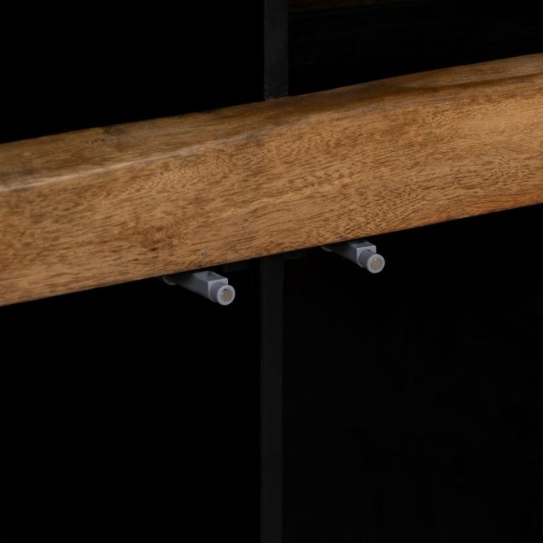 Aparador led madera-metal salón 180 x 40 x 93 cm