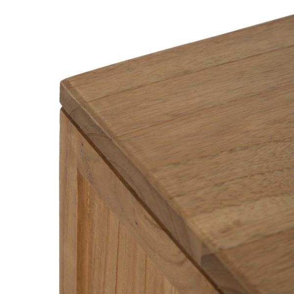 Consola natural madera mindi entrada 120 x 30 x 80 cm