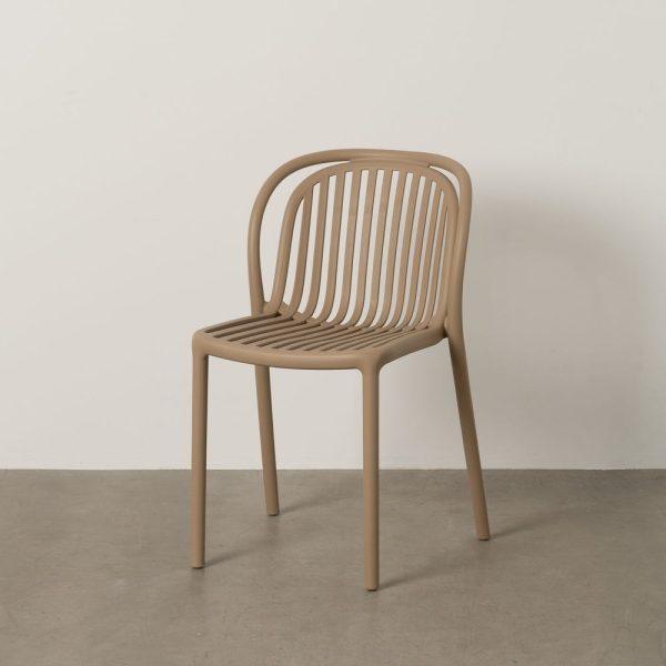 Silla beige polipropileno contract 51 x 57 x 78 cm