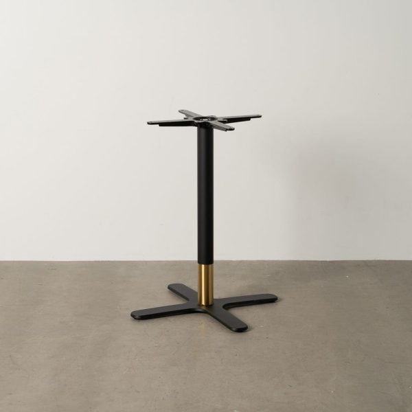 Patas para mesa negro-oro hierro salón 45 x 45 x 72 cm