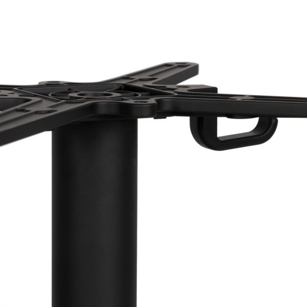 Patas para mesa negro aluminio salón 66 x 66 x 72 cm
