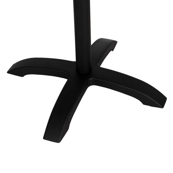 Patas para mesa negro aluminio salón 66 x 66 x 72 cm