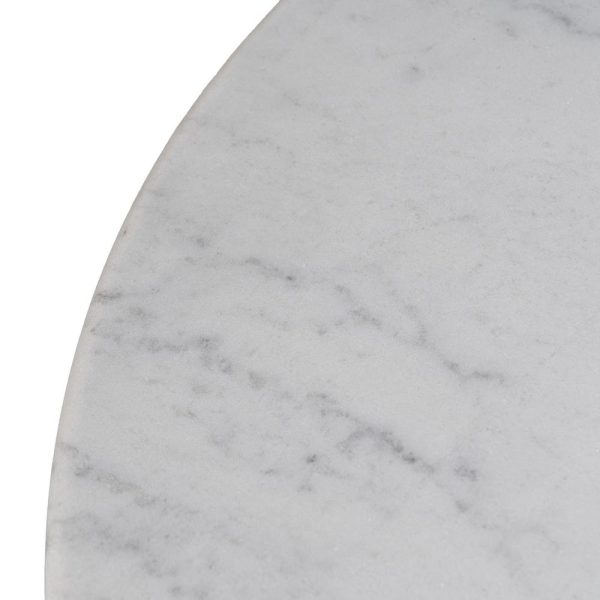 Tablero mesa redondo blanco mármol salón 60 x 60 x 1,80 cm