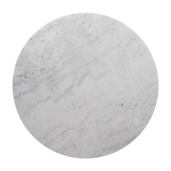 Tablero mesa redondo blanco mármol salón 60 x 60 x 1,80 cm