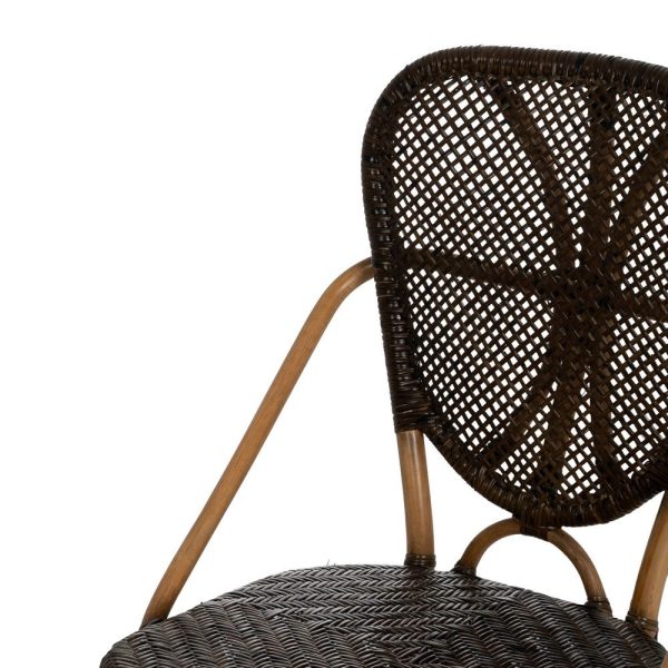 Silla natural-negro madera 50 x 57 x 91 cm