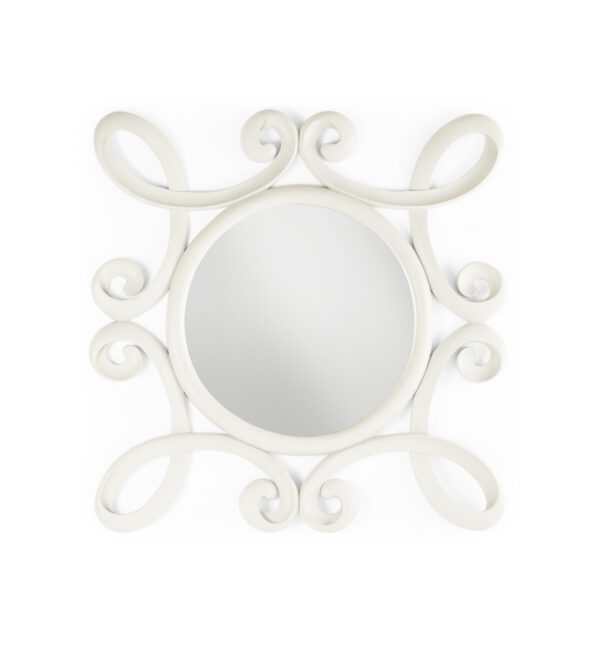 Espejo vintage blanco jasmine 100*4*100