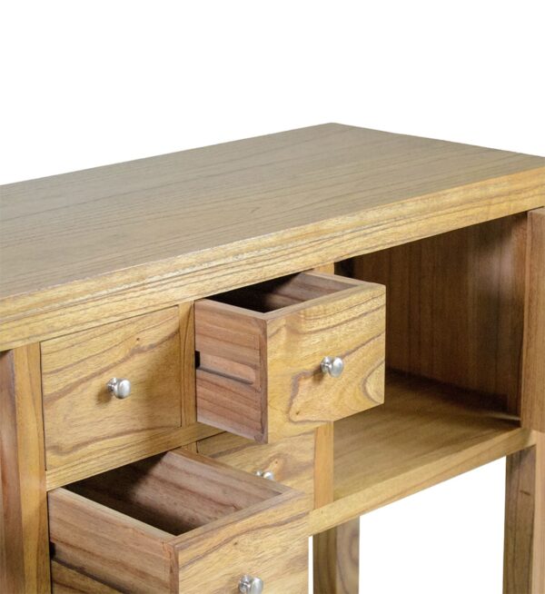 Mueble auxiliar merapi 4 cajones 2 puertas 1 estante 128*40*80