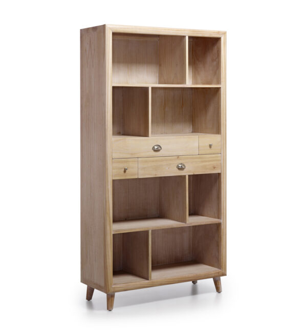 Librería bromo 4 cajones 8 huecos 100*40*190