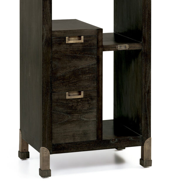 Librería industrial 3 cajones 5 huecos 55*40*190