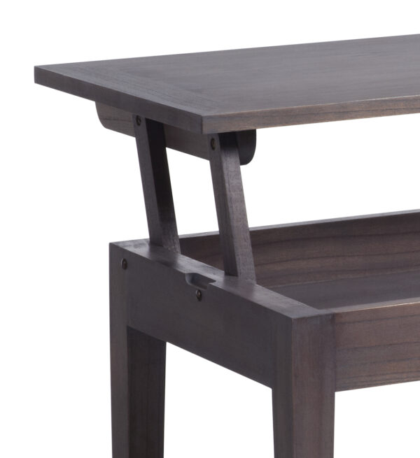 Mesa centro spartan azul top elevable 110*55*45-65