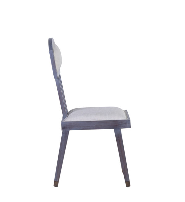 Silla spartan azul tapizada 45*45*100