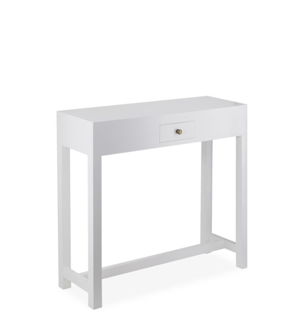 Consola everest lisa 1 cajón 80*27*76