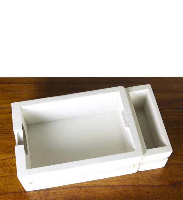 Escritorio artic 2 cajones 1 hueco 120*55*76