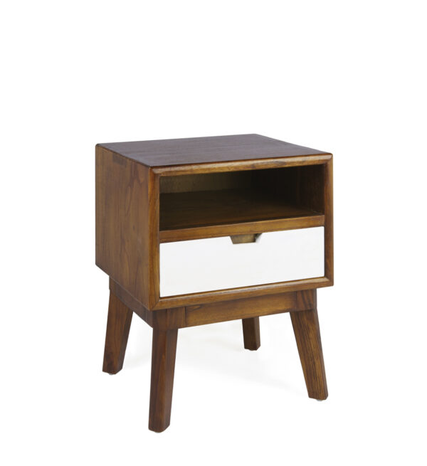 Mesita artic 1 cajon 1 hueco 45*40*55