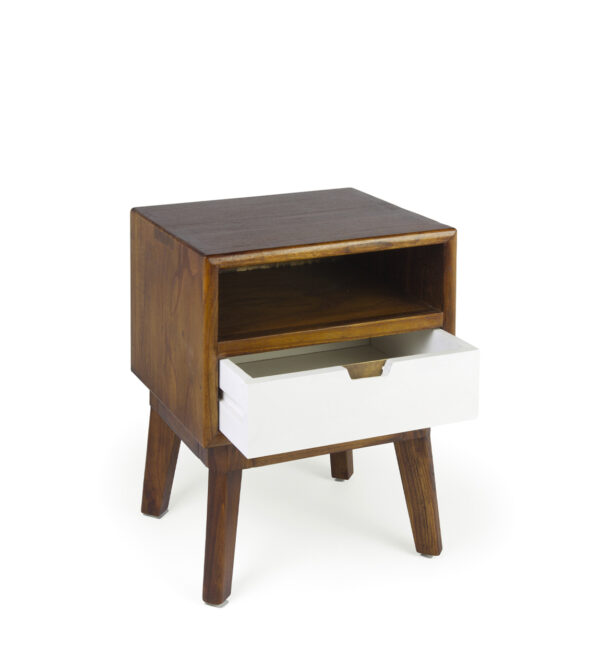 Mesita artic 1 cajon 1 hueco 45*40*55