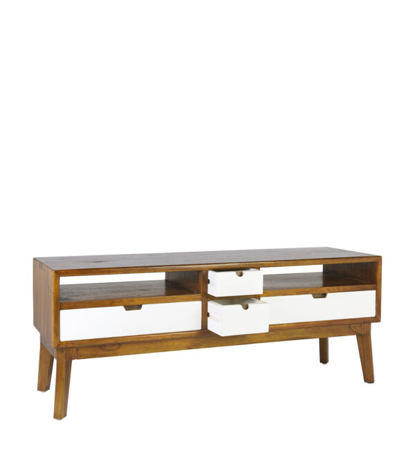 Mueble tv artic 4 cajones 2 huecos 140*40*50