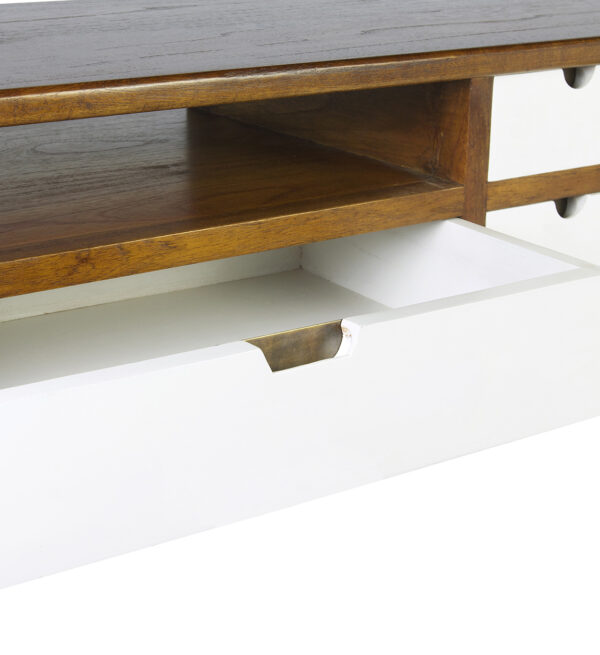 Mueble tv artic 4 cajones 2 huecos 140*40*50