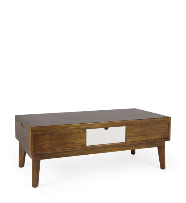 Mesa centro artic 2 cajones top elevable 115*60*45