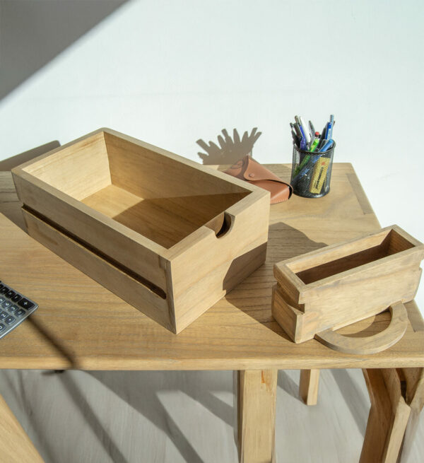 Escritorio scandi 2 cajones 120*55*76