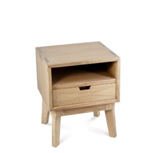 Mesita scandi 1 cajón 1 hueco 45*40*55 Mesita scandi 1 cajón 1 hueco 45*40*55