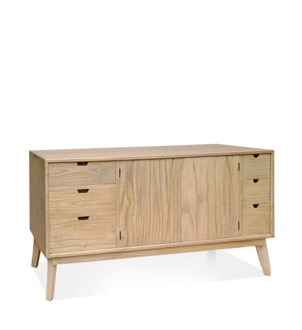Bufet scandi 6 cajones 2 puertas 160*45*84