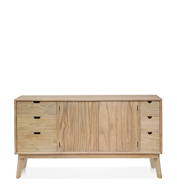 Bufet scandi 6 cajones 2 puertas 160*45*84