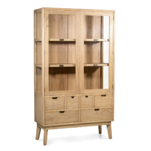 Vitrina scandi 6 cajones 2 puertas 105*40*180 Vitrina scandi 6 cajones 2 puertas 105*40*180