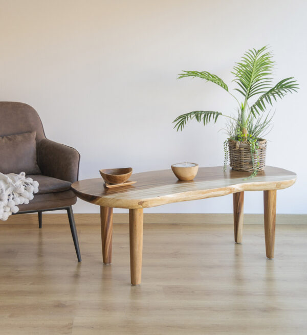 Mesa centro irregular suar 130*50*45