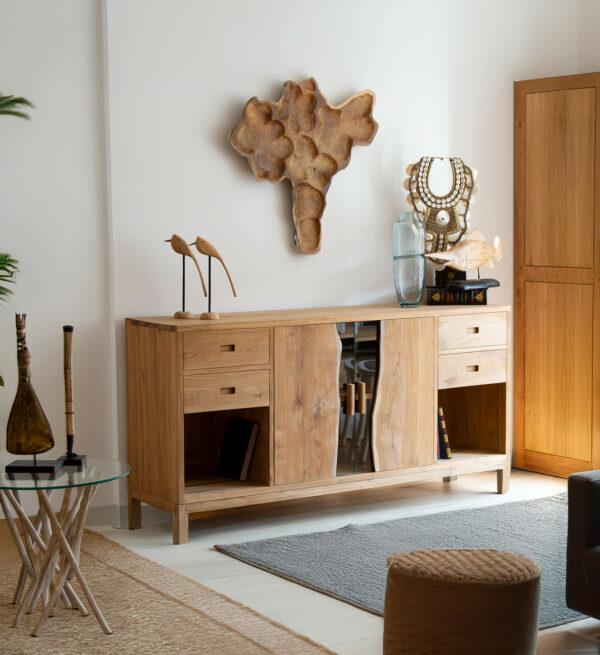 Decoración pared natural 80*60*6