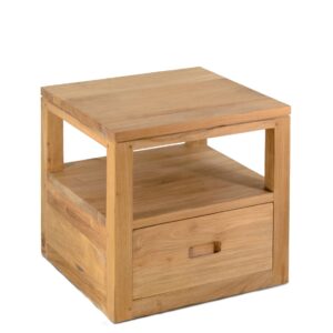 Mesita flotante teka teide 1 cajón 1 hueco 40*40*40 Mesita flotante teka teide 1 cajón 1 hueco 40*40*40