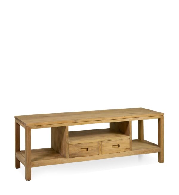 Mueble tv teka teide 2 cajones 1 hueco 130*40*45