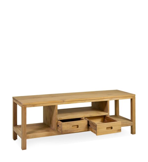 Mueble tv teka teide 2 cajones 1 hueco 130*40*45