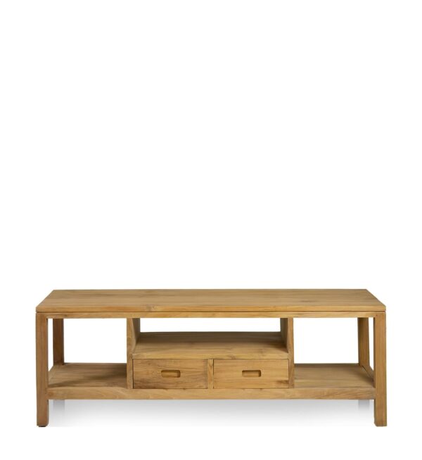 Mueble tv teka teide 2 cajones 1 hueco 130*40*45