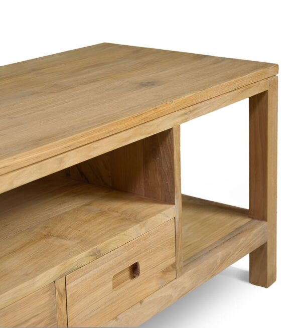 Mueble tv teka teide 2 cajones 1 hueco 130*40*45