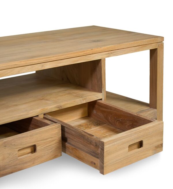 Mueble tv teka teide 2 cajones 1 hueco 130*40*45