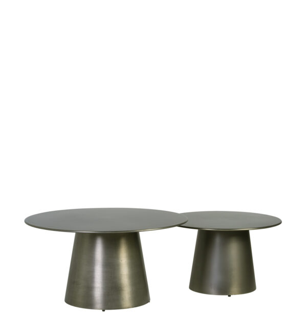 Mesa centro dorada s/2 80*80*40/60*60*37